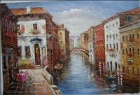 Venice oil painting/ knife oil painting