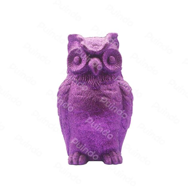 Uindo Customized Christmas Owl Statue Xmas