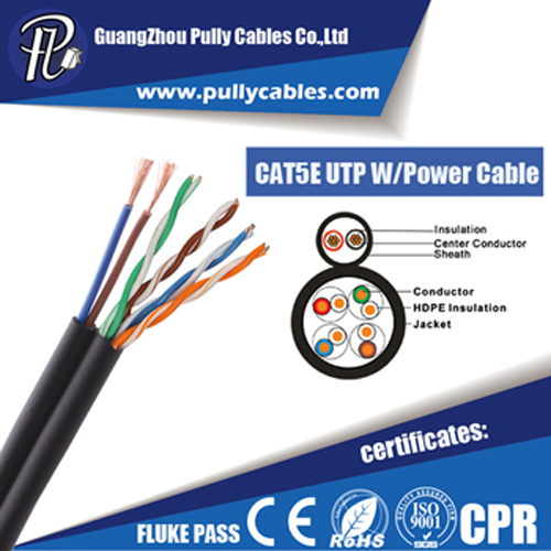 CAT5E UTP WITH POWER CABLE 