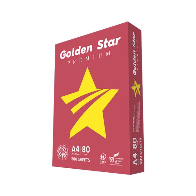 Golden star premium A4 80 gsm copy paper