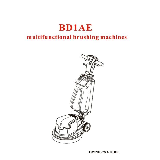 BD1AE Floor Renewing Machine