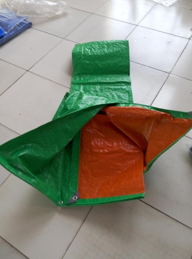 Exporting D Ring Sliver Tarpaulin Sheet