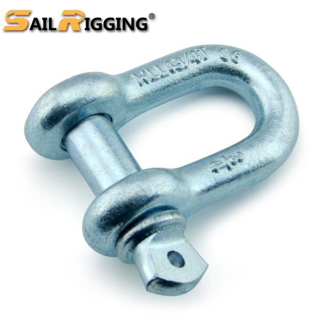 Screw Pin Chain Galvanized D Shackle