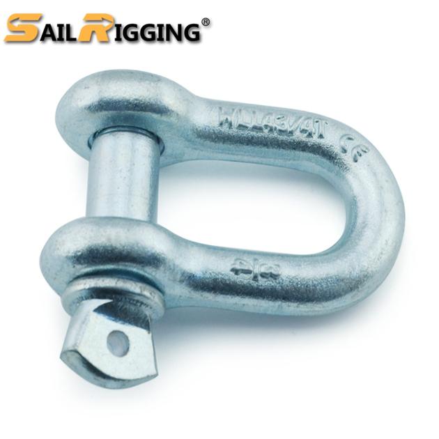 Screw Pin Chain Galvanized D Shackle
