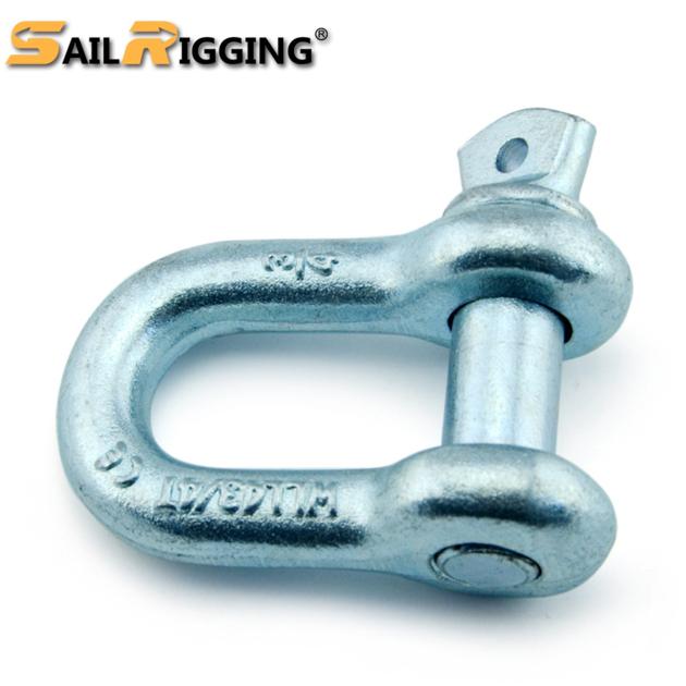 Screw Pin Chain Galvanized D Shackle