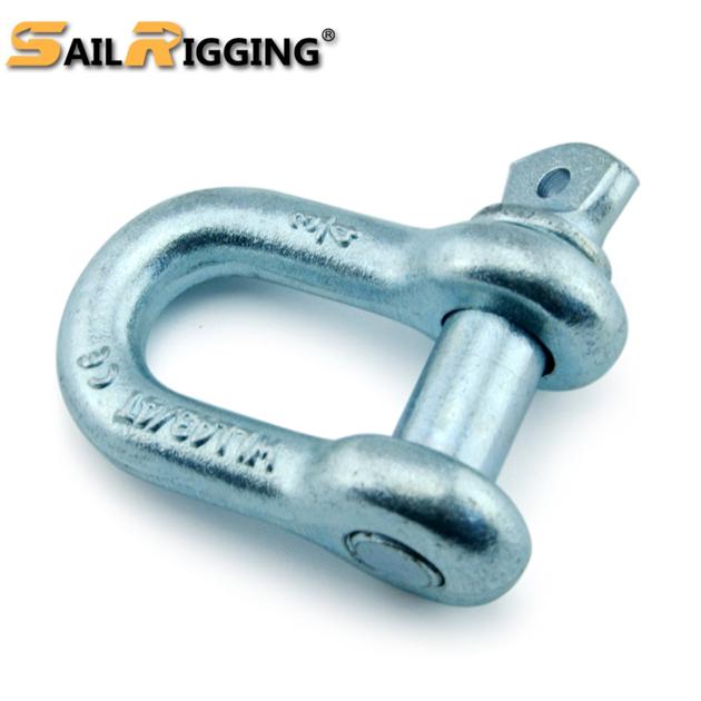 Screw Pin Chain Galvanized D Shackle