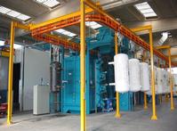 provide Overhead Rail Type shot blasting Machine