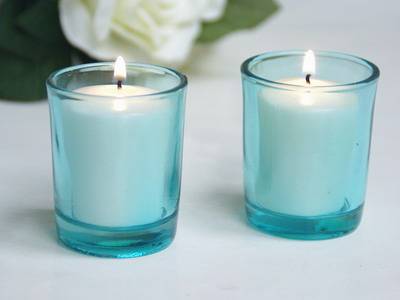 glass candle holder
