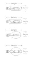 High wattage Quartz metal halide lamp