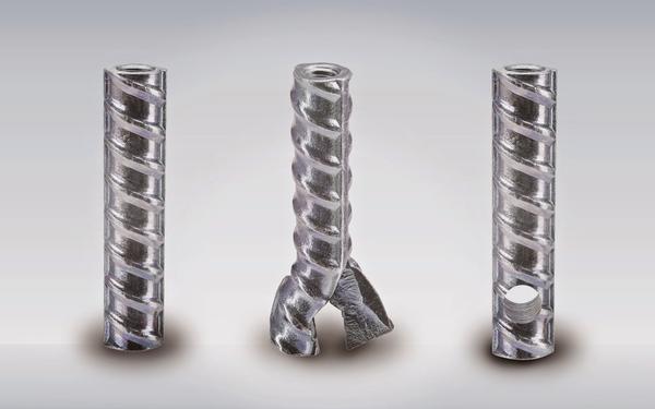 Steel socket anchor - made of steel bar for connecting and lifting
