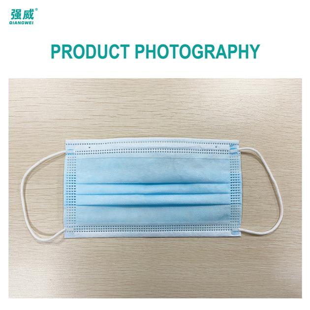 Qiangwei Quality 3ply Disposable Face Mask