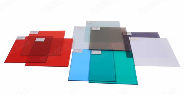 Tinted float glass