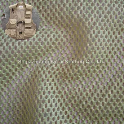 100%polyester big hole mesh fabric