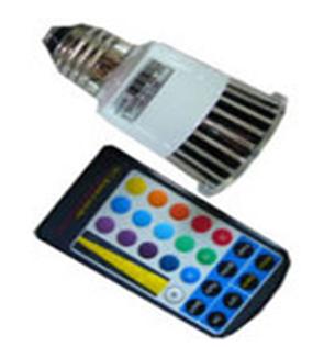 RGB LED bulb 5W with remote controller