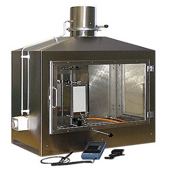 building insulated material combustion tester