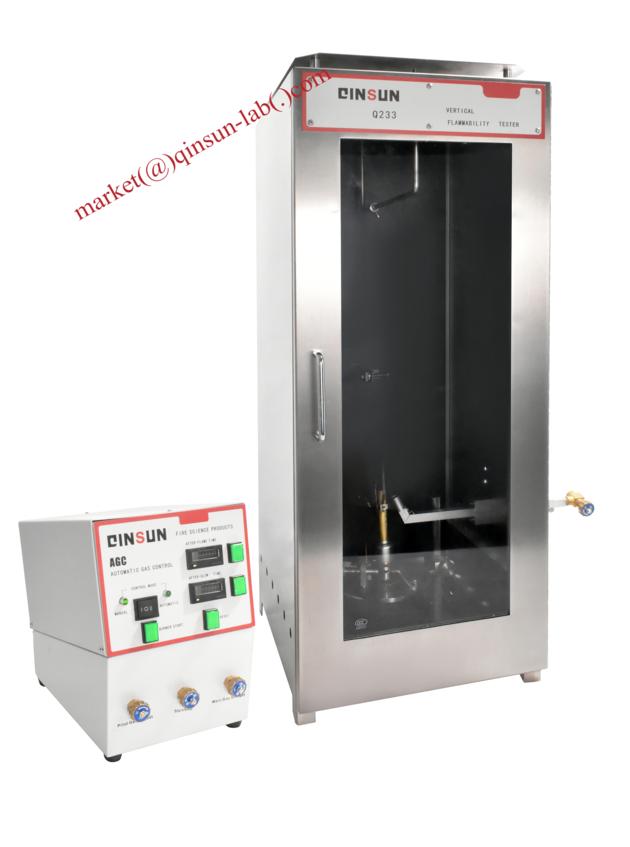 Vertical Flammability Chamber