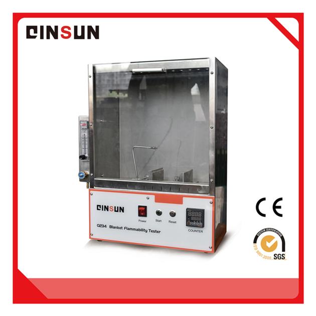 Bed Blanket Flammability Tester 