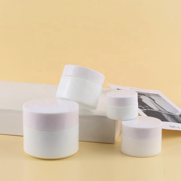 Popular 100Ml Cosmetic Jar White Porcelain