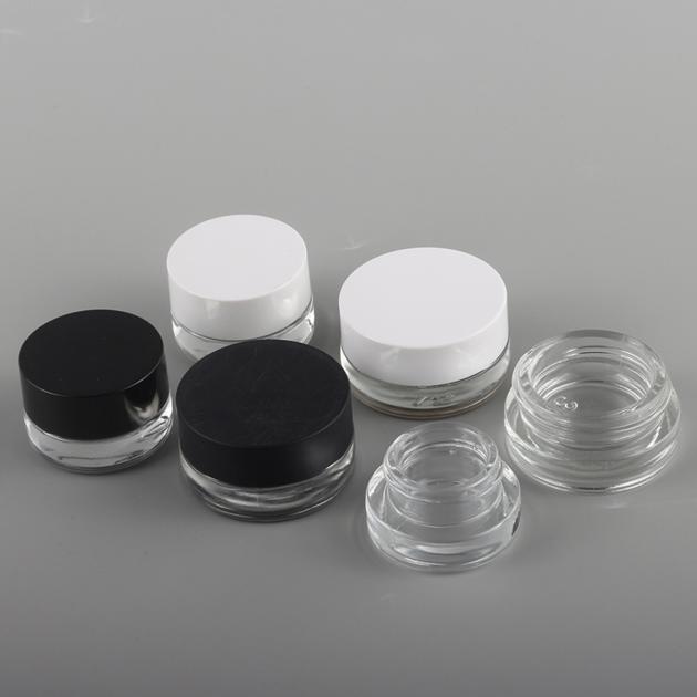 Fashionable Design 5G Empty Jar Cosmetic Packaging Glass Bottle For Face Cream