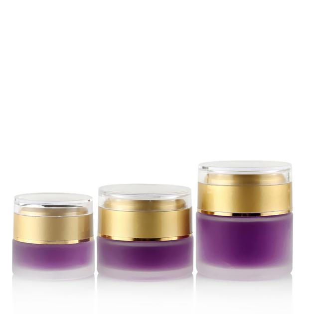 Fashionable Packaging Cosmetic Empty Round Bottle Set