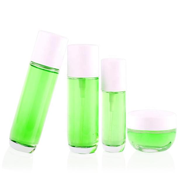 New Bottles Sets Pump Cosmetic Glass