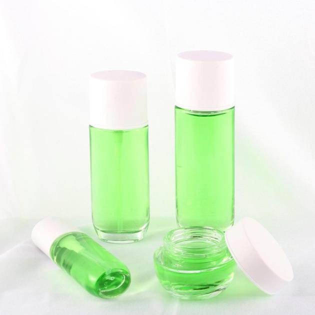 New Bottles Sets Pump Cosmetic Glass