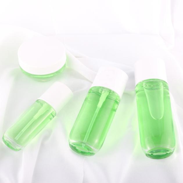 New Bottles Sets Pump Cosmetic Glass