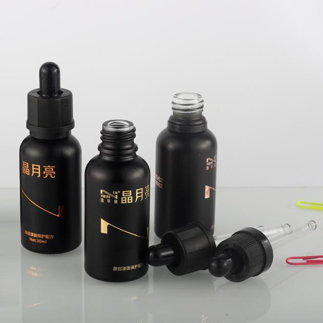 Fashionable Design Black Dropper Oils Glass