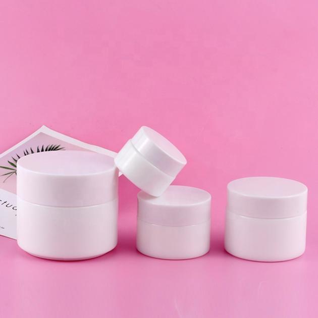 Popular 100Ml Cosmetic Jar White Porcelain