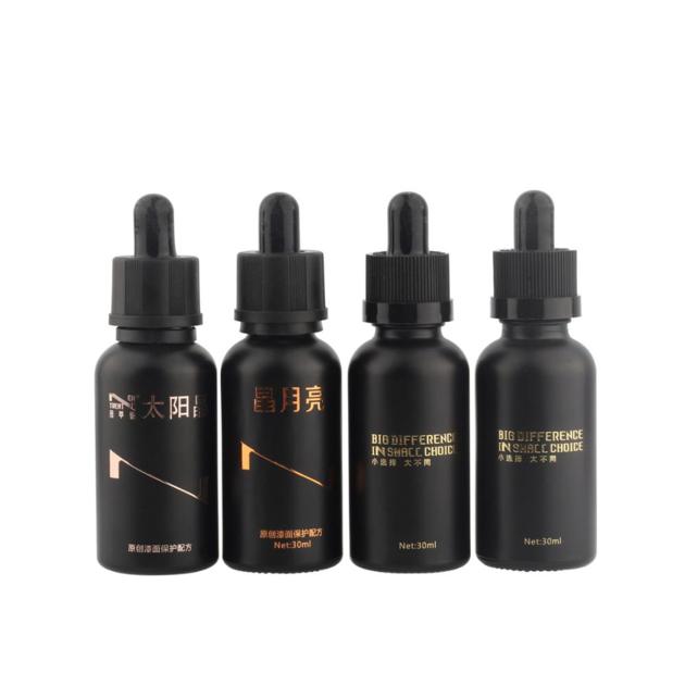 Fashionable Design Black Dropper Oils Glass