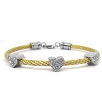 Stainless steel cable wire bracelet