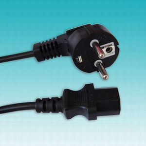 VDE computer power cord