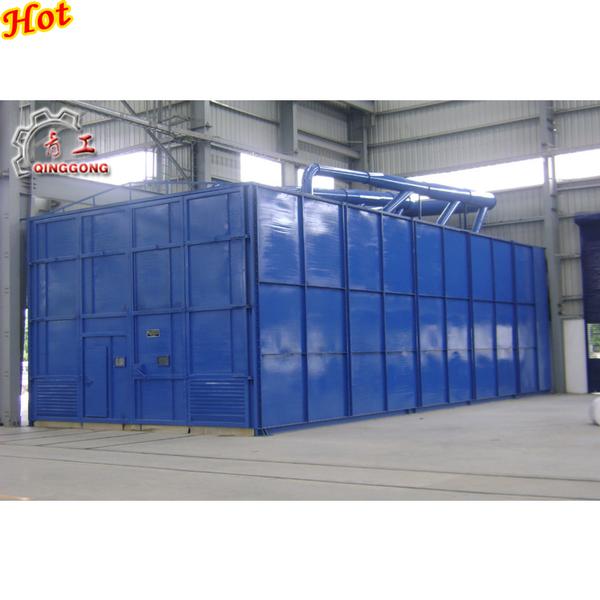 Air blasting booth