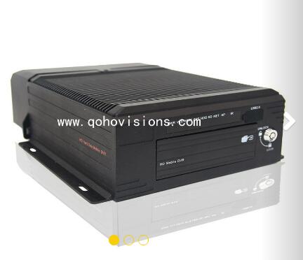 4 Channel Car Mobile DVR With Dual Streaming , Built-in Wifi