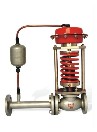 Self-acting pressure control valve