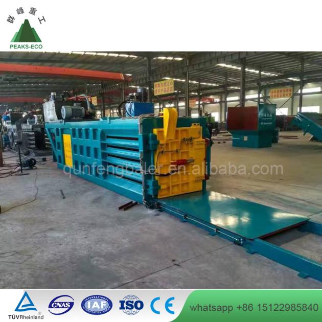 Pet Bottle Plastic Baler Machine Horizontal