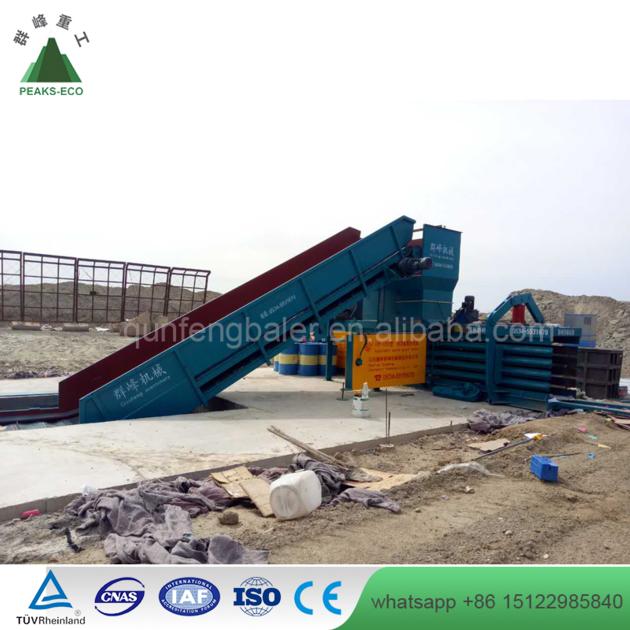Horizontal Automatic Waste Paper Baler Straw Recycling Machines