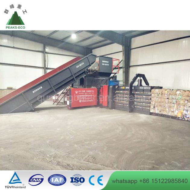 Pet Bottle Plastic Baler Machine Horizontal