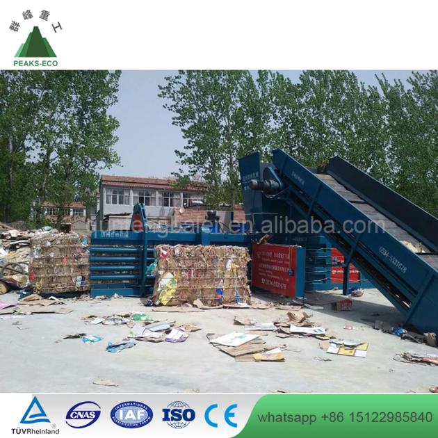 Full Automatic Waste Paper Plastics Cardboard Balers