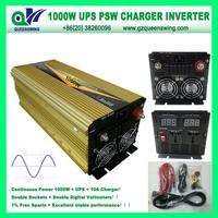UPS 1000W Pure Sine Wave power inverter with 10A charger