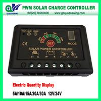 12V/24V 10A PWM Solar Charge Controller with LED& Digital Display