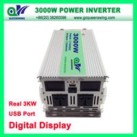 Full 3000W Modified Power Inverter with USB and Digital Display