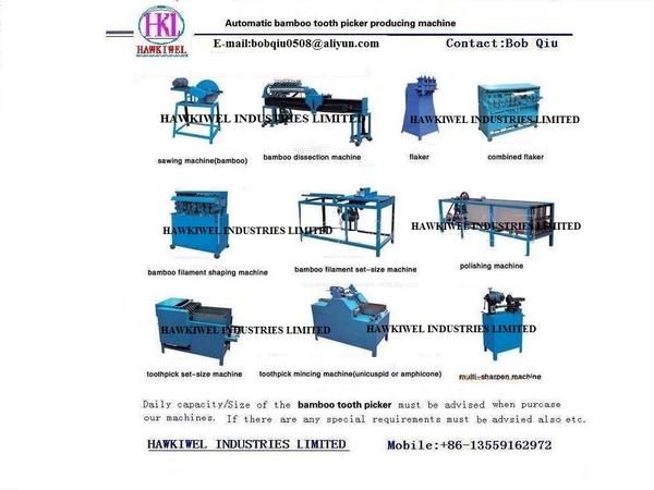 Bamboo Toothpick Making Machines