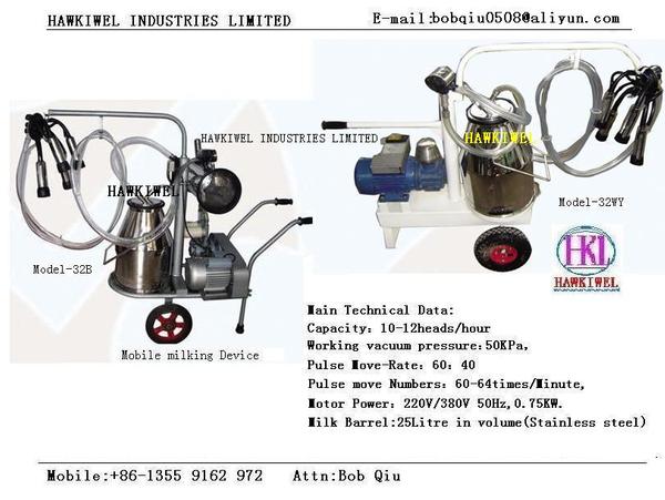 mobile miliking machine