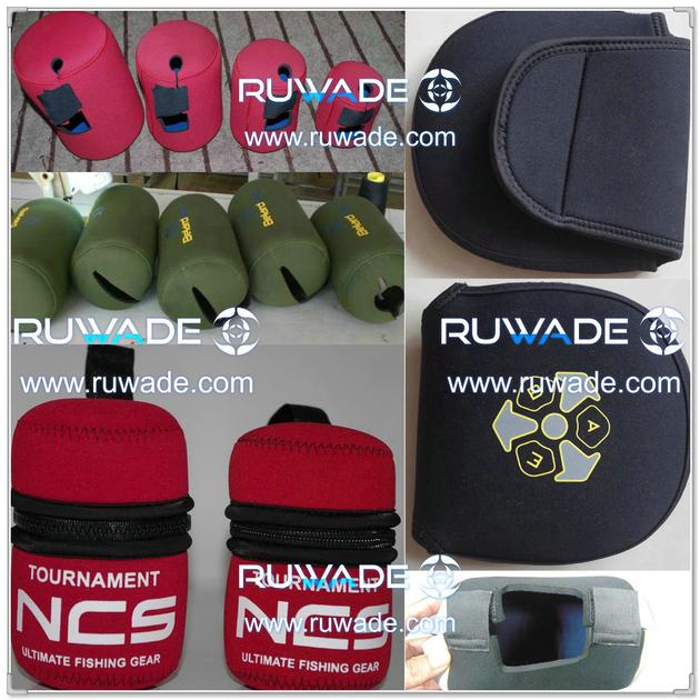 Neoprene fly spinning fishing reel case bag pouch cover