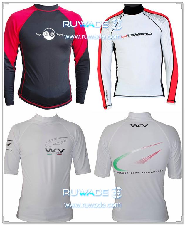 Long and short sleeve lycra rash guard