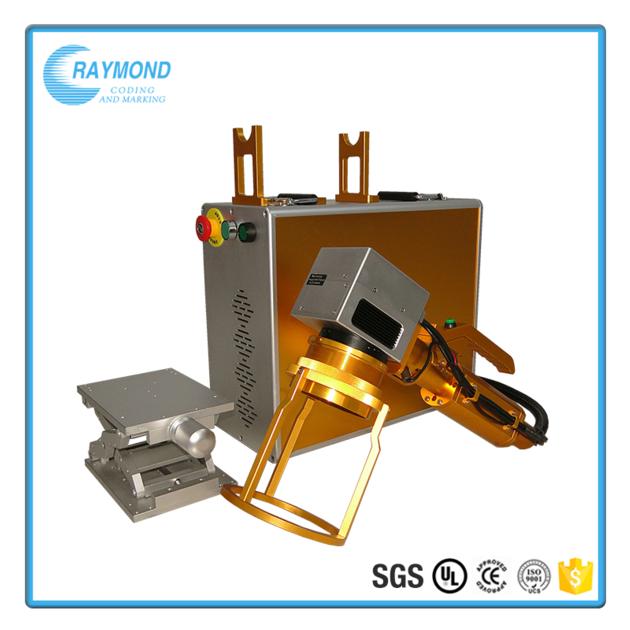 Portable 20w 30w fiber laser engraving machine forzippo belt head