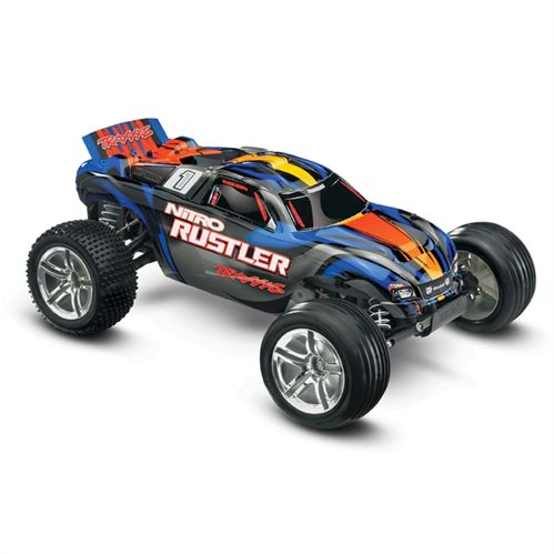 Traxxas Nitro Rustler 1/10 2WD 2.4GHz 2.5 Racing Engine 