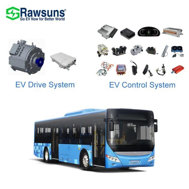 Rawsun 290KW 3400Nm Electric Drive Motor AC Motor for Electric Vehicle EV Motor Conversion Kit 