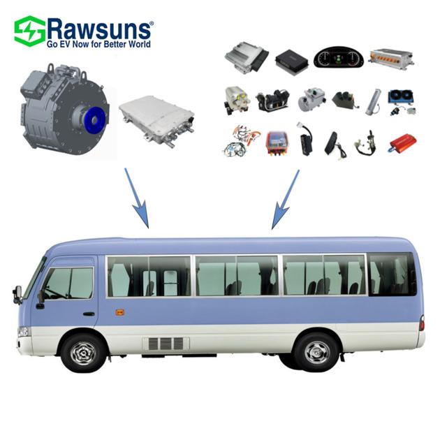 160kw power motor 1100Nm electric truck motor electric car conversion kit complete for 6.6M bus